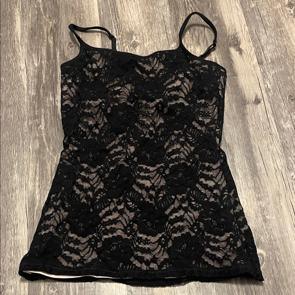 Express Black Lace Camisole Top